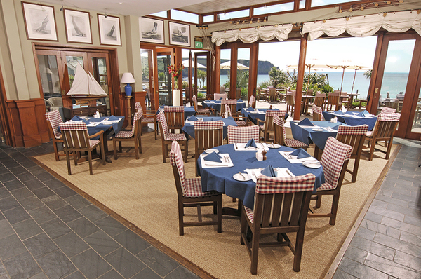The Quarterdeck Restaurant  at The Nare Hotel