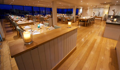 The Cliff Restaurant at St Brides Spa Hotel