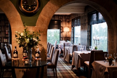 The Library Restaurant at The Bear of Rodborough Hotel