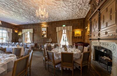 The Munster Room Restaurant at the Waterford Castle Hotel