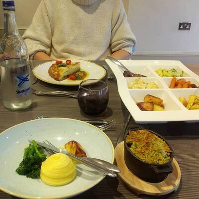 Emlyn Restaurant at the Sunday Box Hill Burford Bridge Hotel