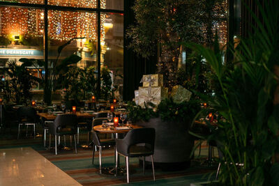 Podium Restaurant at the Hilton Manchester Deansgate Hotel